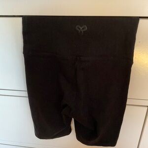 TNA black bike shorts size 3XS